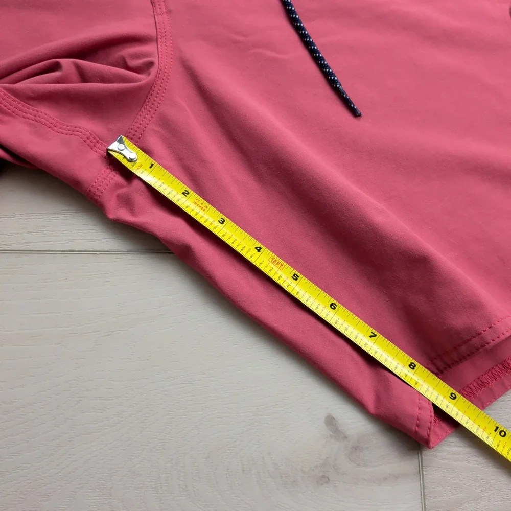 Vissla Solid Sets Board Shorts Mens 34 Swim Trunks Magenta Red‎ Beach Surf